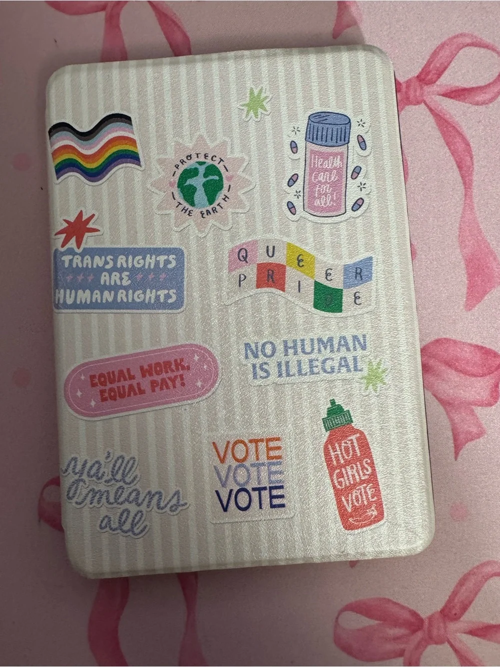 Stars, Stripes & Human Rights Page Kindle Paperwhite 10th Gen Cover